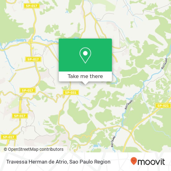 Mapa Travessa Herman de Atrio