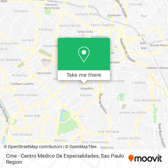 Cme - Centro Medico De Especialidades map