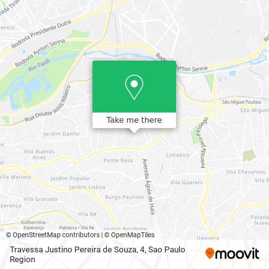 Travessa Justino Pereira de Souza, 4 map