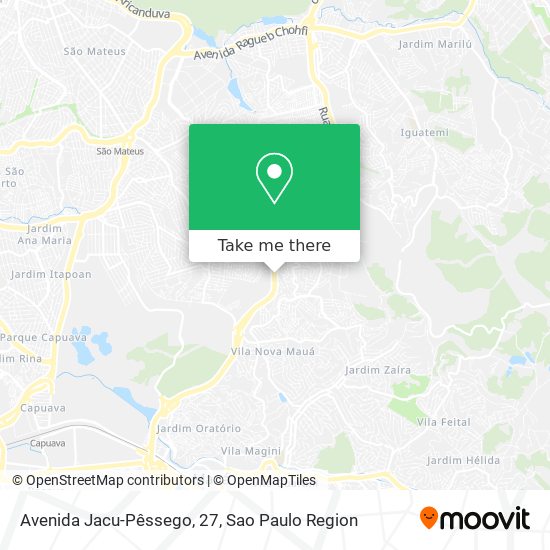 Avenida Jacu-Pêssego, 27 map