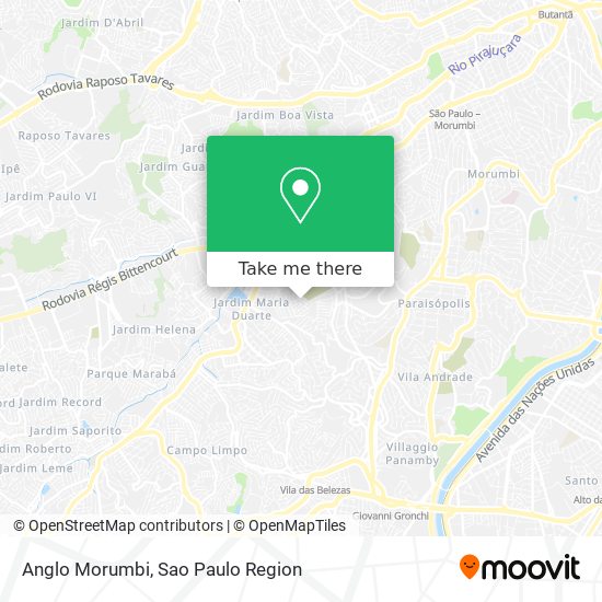 Anglo Morumbi map