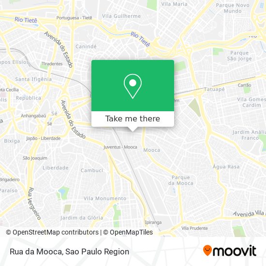 Rua da Mooca map