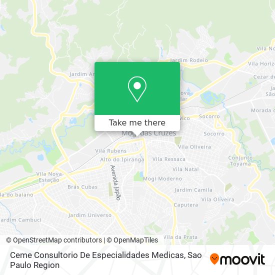 Ceme Consultorio De Especialidades Medicas map