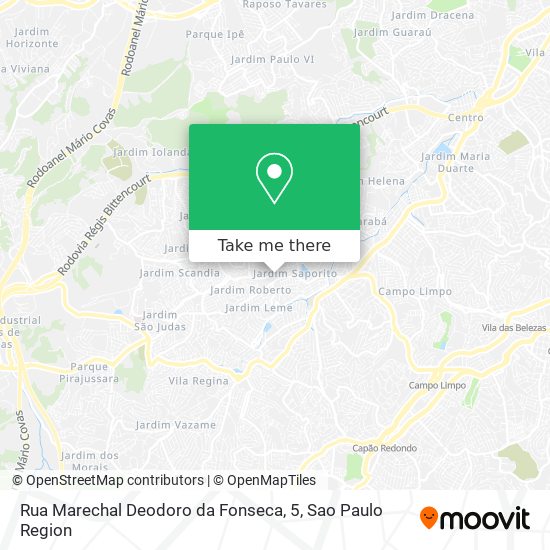 Mapa Rua Marechal Deodoro da Fonseca, 5