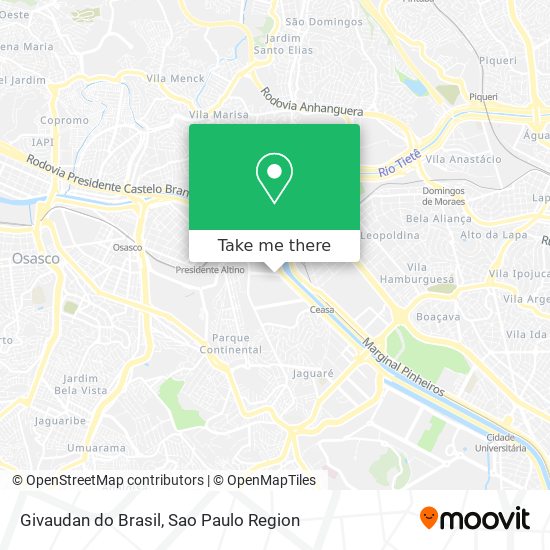 Givaudan do Brasil map