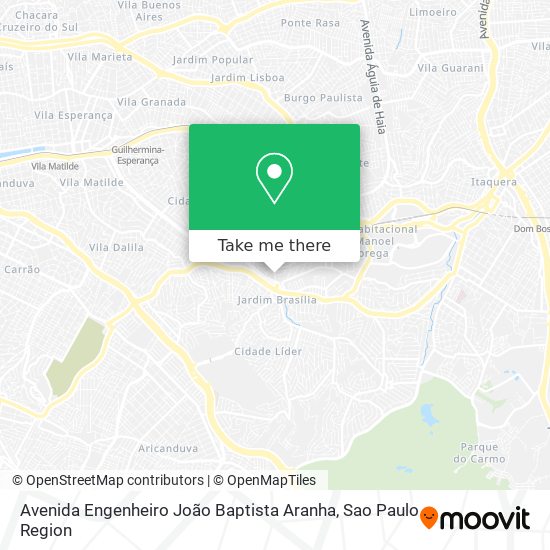 Avenida Engenheiro João Baptista Aranha map