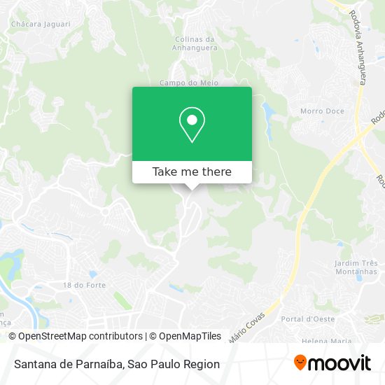 Santana de Parnaíba map
