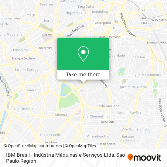 IBM Brasil - Indústria Máquinas e Serviços Ltda map