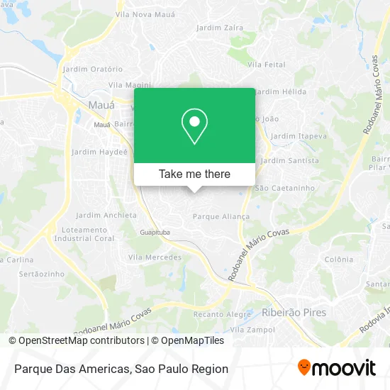 Parque Das Americas map