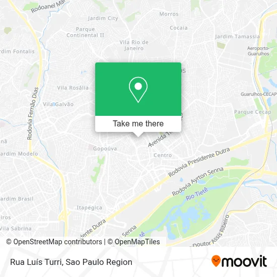 Rua Luís Turri map