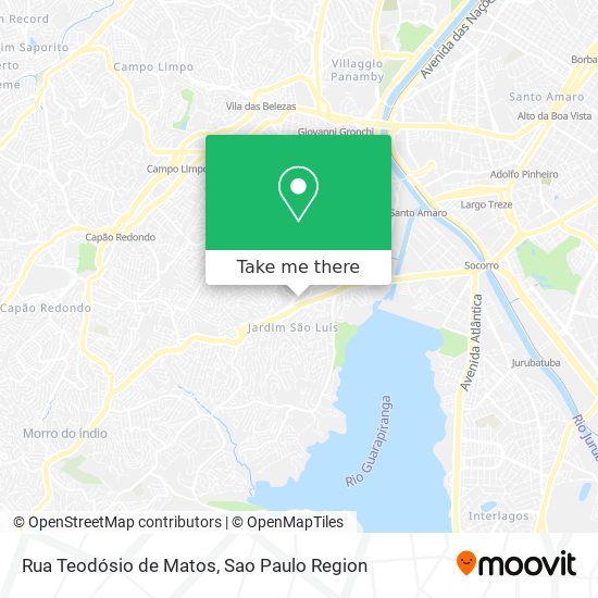 Rua Teodósio de Matos map