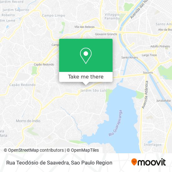 Rua Teodósio de Saavedra map