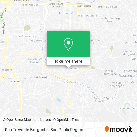 Rua Trevo de Borgonha map