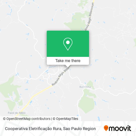 Cooperativa Eletrificação Rura map