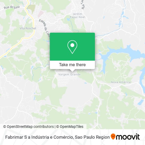 Mapa Fabrimar S a Indústria e Comércio