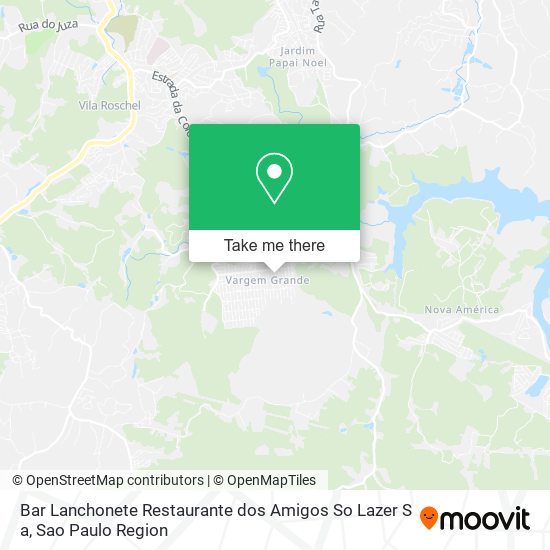 Bar Lanchonete Restaurante dos Amigos So Lazer S a map