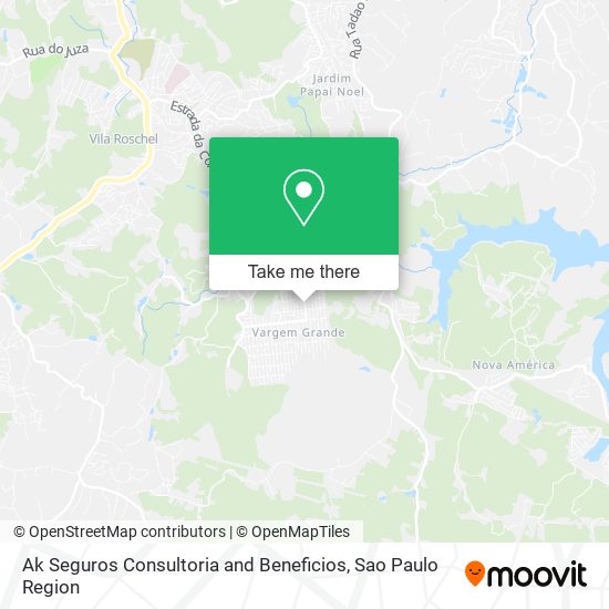 Ak Seguros Consultoria and Beneficios map