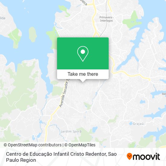 Mapa Centro de Educação Infantil Cristo Redentor