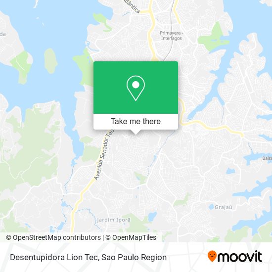 Desentupidora Lion Tec map