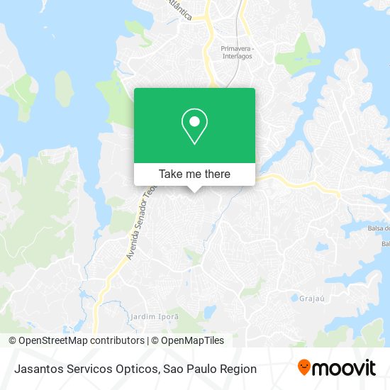 Jasantos Servicos Opticos map