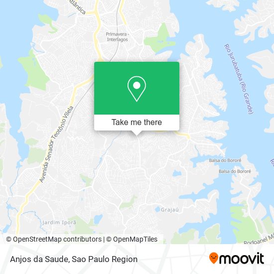 Anjos da Saude map