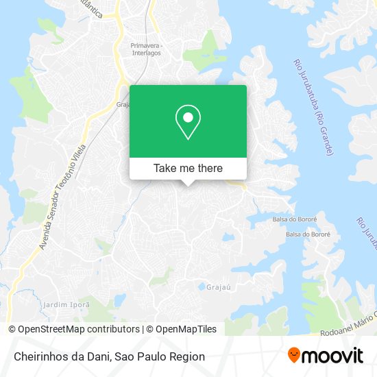 Mapa Cheirinhos da Dani