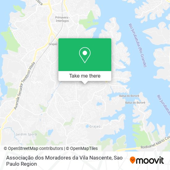 Associação dos Moradores da Vila Nascente map