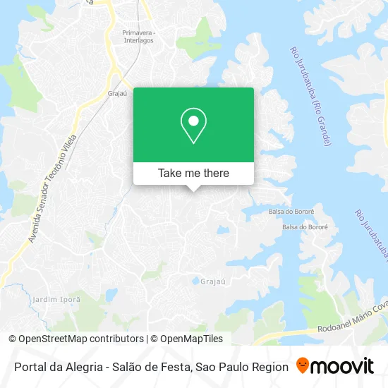 Portal da Alegria - Salão de Festa map
