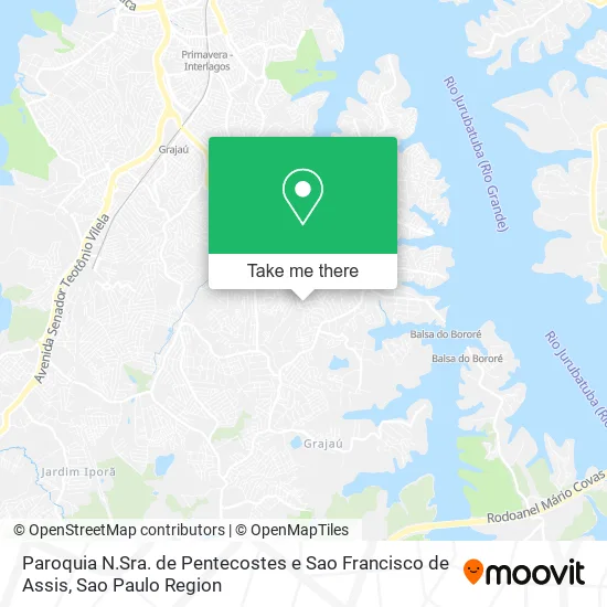 Paroquia N.Sra. de Pentecostes e Sao Francisco de Assis map