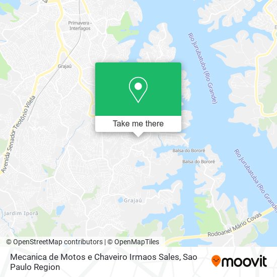 Mapa Mecanica de Motos e Chaveiro Irmaos Sales