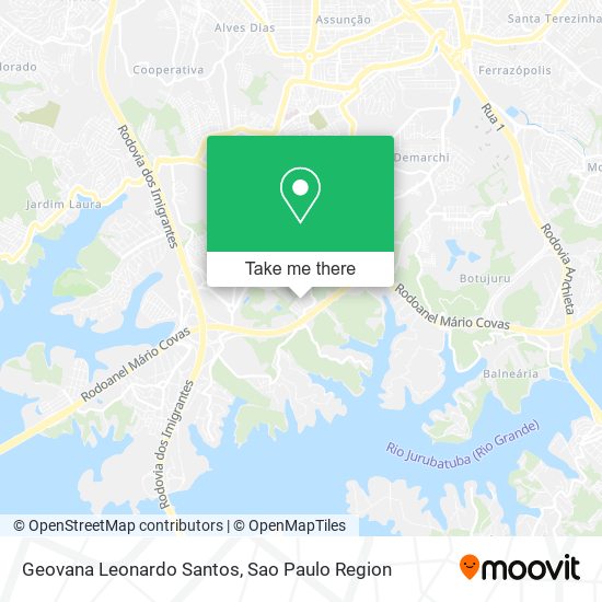Geovana Leonardo Santos map