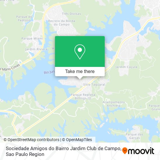 Sociedade Amigos do Bairro Jardim Club de Campo map