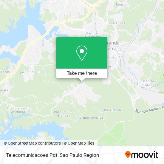 Mapa Telecomunicacoes Pdt