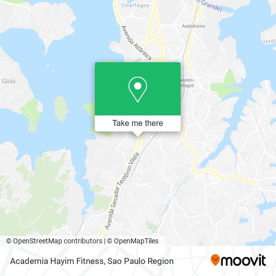 Mapa Academia Hayim Fitness