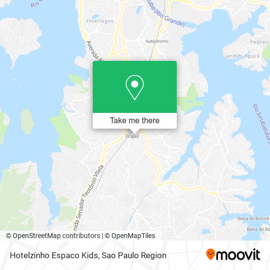 Hotelzinho Espaco Kids map