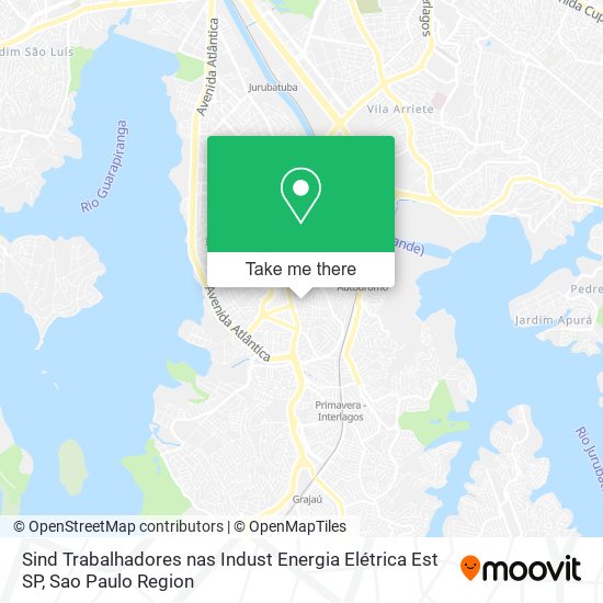 Mapa Sind Trabalhadores nas Indust Energia Elétrica Est SP