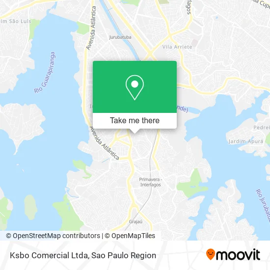 Ksbo Comercial Ltda map