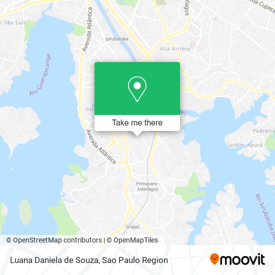 Luana Daniela de Souza map