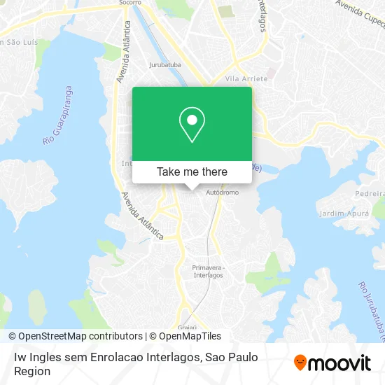 Iw Ingles sem Enrolacao Interlagos map
