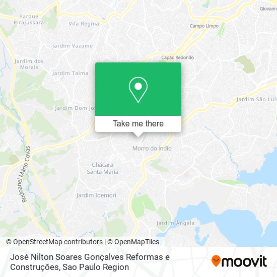 Mapa José Nilton Soares Gonçalves Reformas e Construções