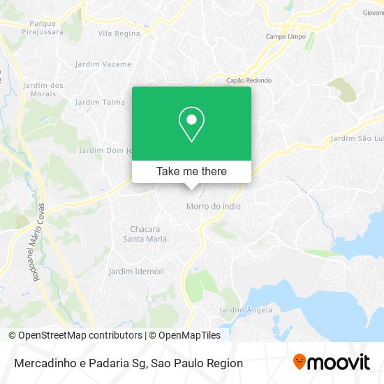 Mapa Mercadinho e Padaria Sg