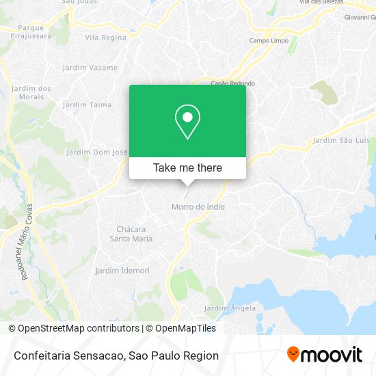 Confeitaria Sensacao map