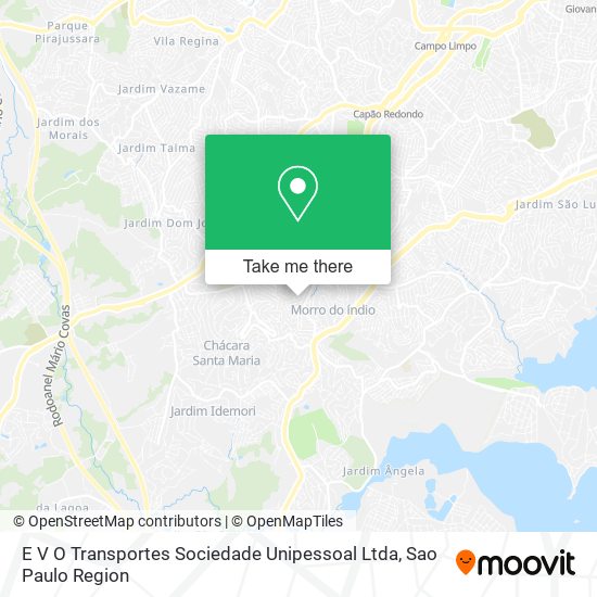E V O Transportes Sociedade Unipessoal Ltda map