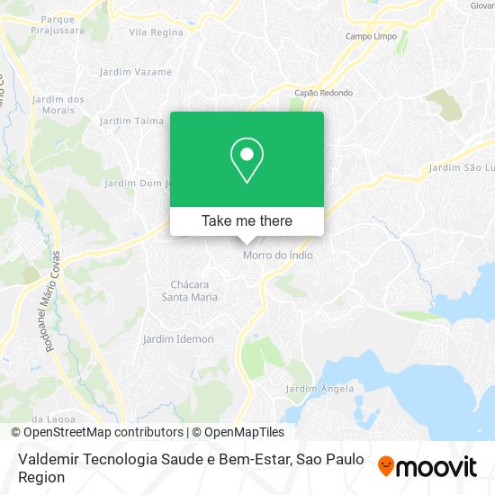 Mapa Valdemir Tecnologia Saude e Bem-Estar