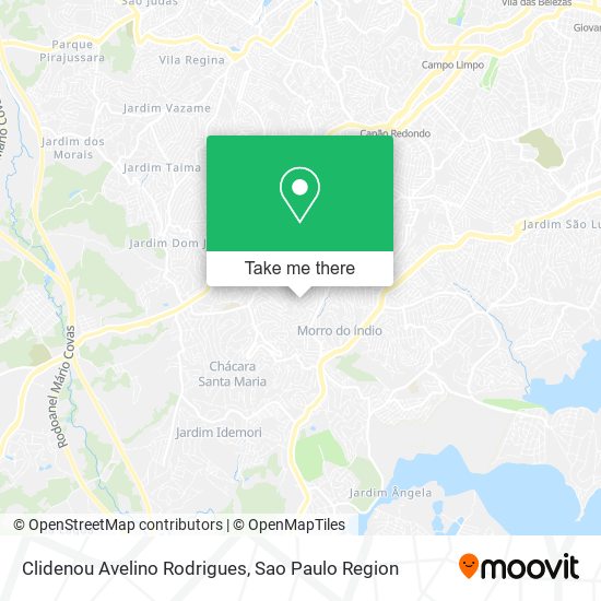 Clidenou Avelino Rodrigues map