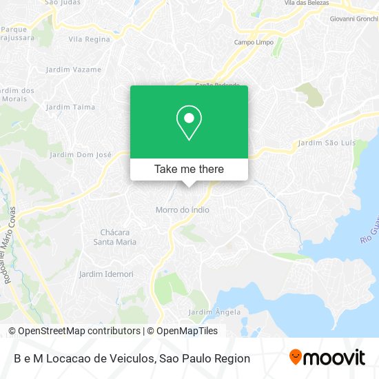 B e M Locacao de Veiculos map