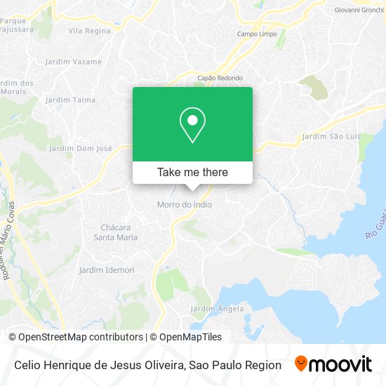 Celio Henrique de Jesus Oliveira map