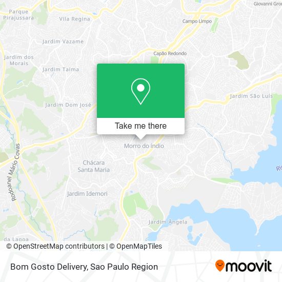 Bom Gosto Delivery map