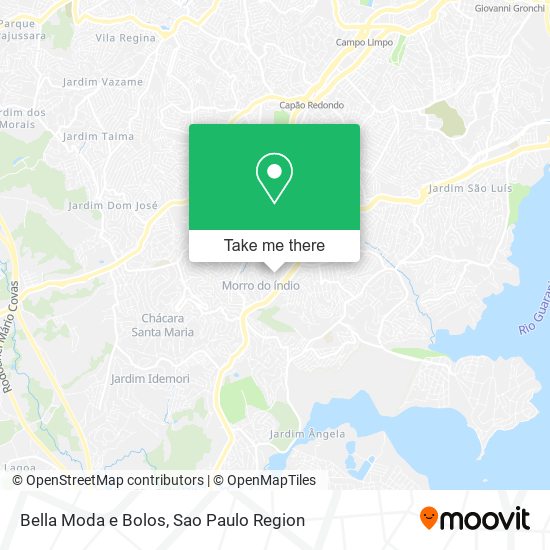 Bella Moda e Bolos map