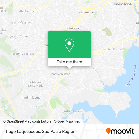 Tiago Laqueacões map